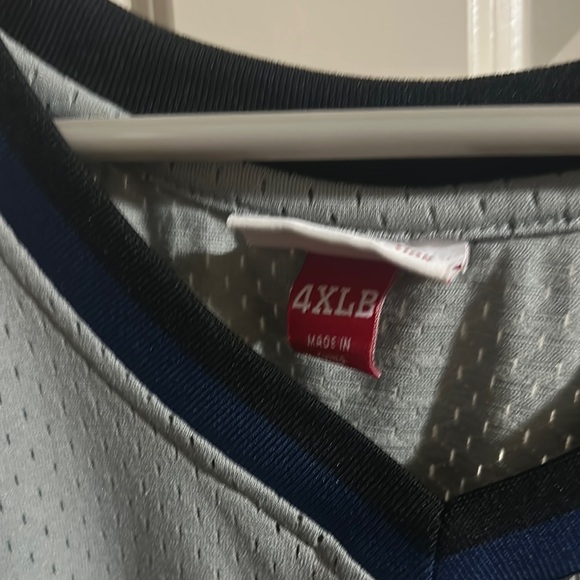 Mitchell & Ness Gray and Navy Hoyas Jersey - Picture 3 of 4